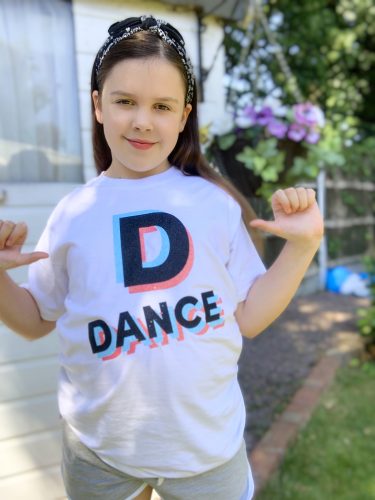 White Dance Tok T-Shirt photo review